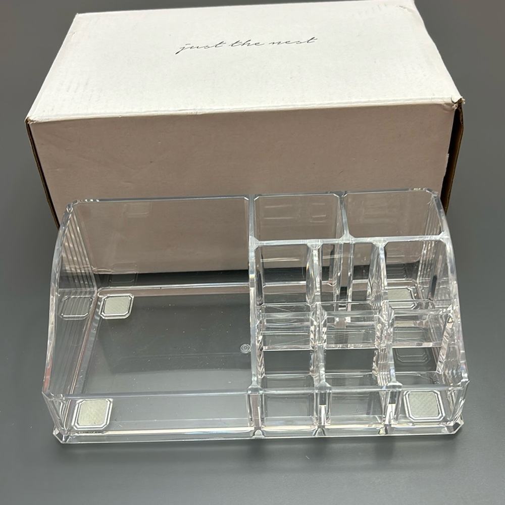 Makeup Organizer Acrylic Lipstick Holder Cosmetics Storage Display Case